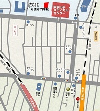 東京山手メディカルセンター　案内地図